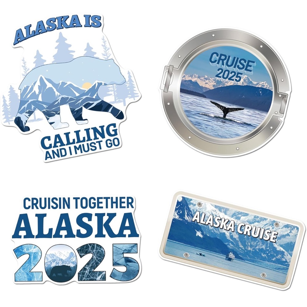 Alaska Cruise door magnets